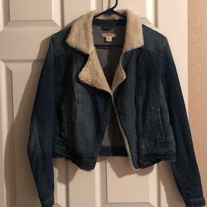 sherpa denim jacket target